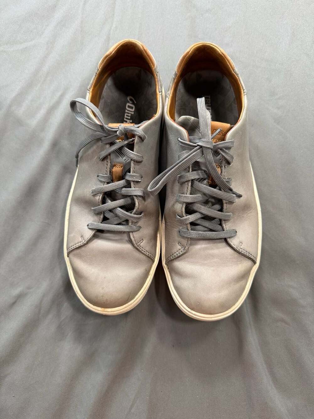 OluKai Lae'ahi Li 'Ili Leather Sneakers Men's Size 9.5